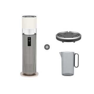 LG 공식판매점 퓨리케어 오브제 하이드로타워 프리미엄 정수가습기 HY704RSUAMB 무빙휠포함