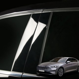 디케이몰 호환 기아 K8 GL3 데칼 스티커 카본 블랙 전용 자동차 차량 용품 홀로그램 드레스업 튜닝 B필러 C필러 기어 패널 프레임 박스 윈도우 스위치 도어 손잡이 시트지, bc필러 6p, 홀로그램 (실버), 1개 k8스피커