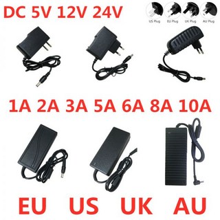 LED 스트립 조명 CCTV 램프용 전원 공급 어댑터 DC 5V 12V 24V AC 100V-240V 1A 2A 3A 5A 6A 8A 10A 충전기 변환기 어댑터(760877), China_1A | UK | 24V
