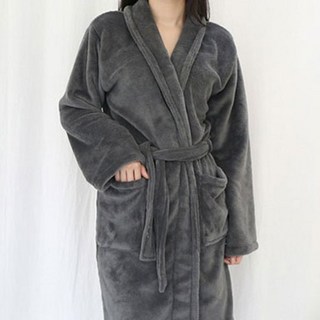 러브핑코 여성용 극세사 샤워가운, 인디핑크, 1개