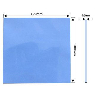 쿨러 써멀패드 Thermal Pad 쿨링 방열 열전도패드 100 x 0.5mm 상품 이미지
