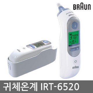 브라운 써모스캔 귀체온계 IRT-6520 (총 필터 21개), 21개