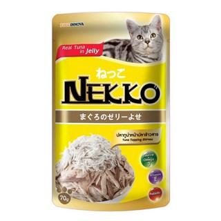 네코 NEKKO 젤리 참치 토핑 치어 70g 12ea(소) 12개 상품 이미지