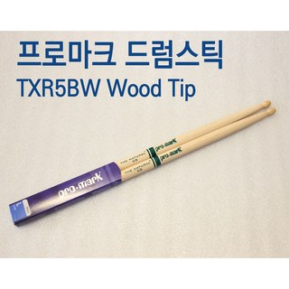 프로마크 드럼스틱 TX5AW외10종류 드럼채 사이즈별가격다름 Hickory 미국생산, 히코리, 1세트, 내츄럴--코팅안됨