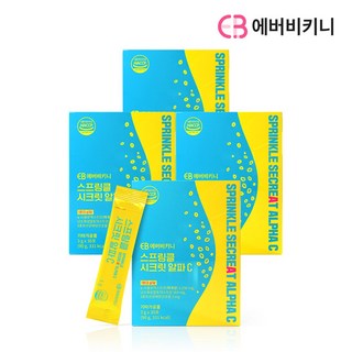 에버비키니 화제의 신소재 알파사이클로덱스트린 알파CD 스프링클 시크릿 알파C, 30회분, 4박스