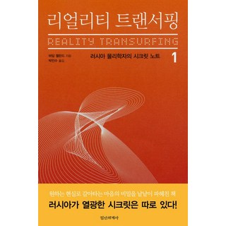 리얼리티 트랜서핑 1:러시아 물리학자의 시크릿 노트, 정신세계사, 바딤 젤란드 대표 이미지 - 재린이 재테크 책 추천