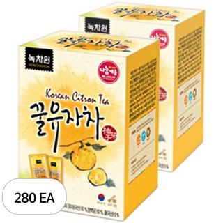 녹차원 꿀 유자차, 30g, 10개입, 280개