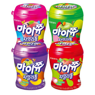 크라운 마이쮸 용기 4종 110g