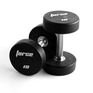 [동화스포츠] 포스 PU 원형 덤벨 우레탄아령 2kg-50kg 낱개판매 (1개) 우레탄덤벨, 45kg, 1개