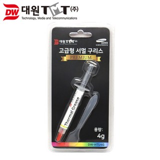 대원TMT 프리미엄 써멀 구리스 4g DW-HTU4G, 1개