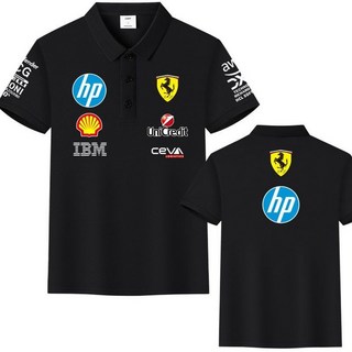 f1 유니폼 페라리 카리 티셔츠 레이싱 반팔티 여름 반팔 남성 에프원 카라티
