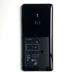 소니 엑스페리아 XZ3 4G LTE 휴대폰 일본 버전 퀄컴 845 옥타 코어 스마트폰 6.0 인치 4GB RAM 64GB R, 04 Black