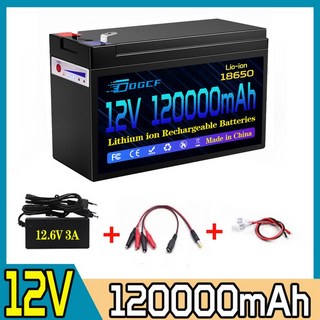 리튬 이온 18650 배터리 전기 자동차 팩 내장 BMS 30A 고전류 12V 120Ah, 01 12V 120000mAh, 1개