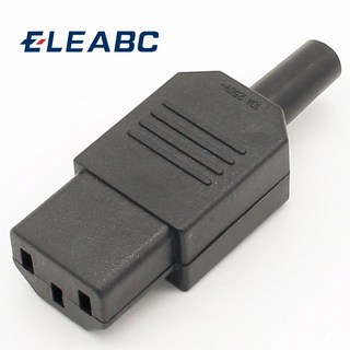 IEC 320 C13 암 플러그 재배선 전원 커넥터 3 핀 소켓
