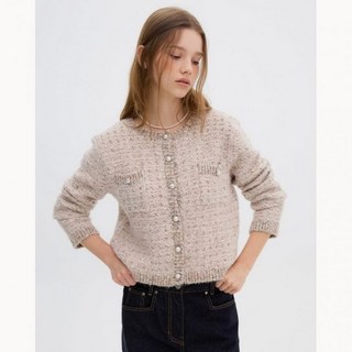 [백화점판] 올리브데올리브 여성 [On-line exclusive] 멀티 트위드 가디건 편안한 예쁜