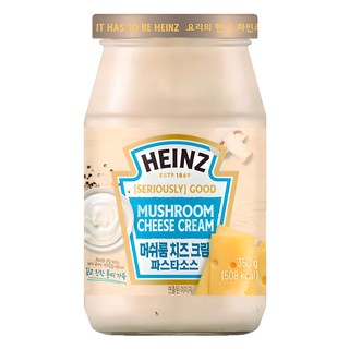 하인즈 머쉬룸 치즈 크림 파스타 소스, 350g, 1개