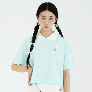[더데이걸] 논현점 여아 아동 카라 반팔 티셔츠