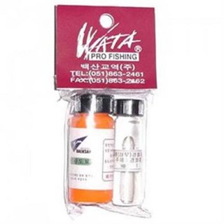 각 도료(25ml) + 경화제 셋트 (BP-3027), 형광황토색도료+형광경화제, 1개