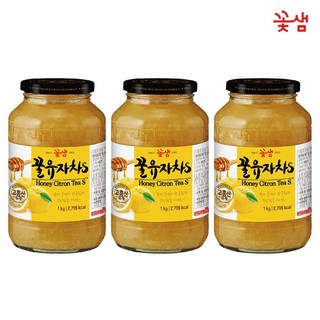 꽃샘 꿀 유자차