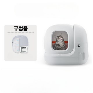 둥둥펫 프림 고양이 화장실, 브라운, 50 x 35 x 22 cm, 1개 샤오미고양이자동화장실 12 PETKIT 샤오미 스마트 고양이 화장실 자동 화장실 하우스형화장실 사막화방지, 1개