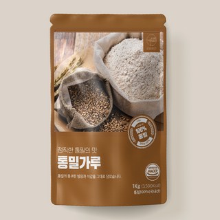 안심곳간 통밀가루 1개 1kg 상품 이미지