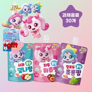 캐치티니핑 시즌5 과채음료, 사과맛, 100ml, 30개