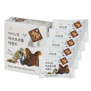 마이노멀 알룰로스 다크 아몬드 초코볼 5p, 150g, 1개