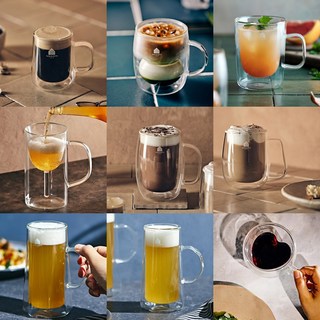 까사무띠 맥주잔 맥주컵 유리컵 유리잔 쥬스 디저트잔 9type, 비엔나 280미리 2P, 1개