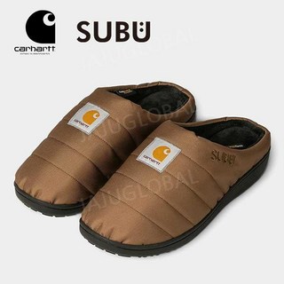 스부 칼하트 패딩 슬리퍼 수부 방한 슬립온 코듀라 SUBU 겨울 방한화 일본직구
