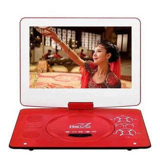 CD 비디오 플레이어 DVD 휴대용 레코더 학습 교육, 블루 20인치 고화질 모바일 DVD