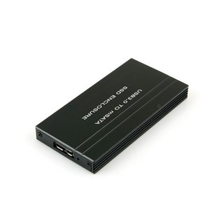 Coms Msata to USB 3.0 외장 케이스 SSD HB677 사용 모습