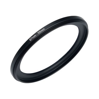58mm 82mm 스텝업 링 모든 브랜드용 메탈 UV ND CPL 필터, 67mm-55mm, 1개