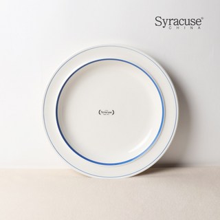 시라쿠스 메이플 접시 23cm, 라인블루, 1개