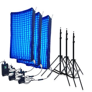 시네로이드 500W 롤러블 RGB LED 라이트 JUPITER500 3등세트, 1개