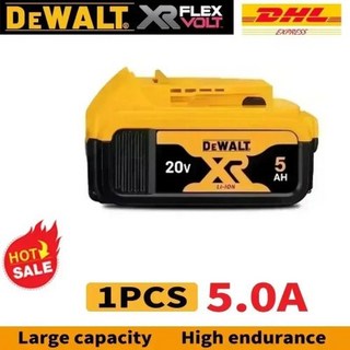 초강력 오리지널 DEWALT 배터리 20V 6AH 충전식 리튬 이온 배터리 DEWALT DCB115 DCB118 DEWALT 도구, 09 BATTERY 5AH X1