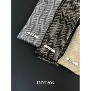 underson 언더슨 미니 헤링본 머플러 (3color)