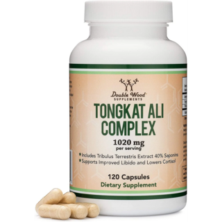 Double Wood Supplements 더블우드 통갓알리 추출물, 1개, 1병, 120정