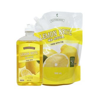 멜라루카 레몬브라이트 레몬향 주방세제 473ml +리필 946ml, 1개, 1.419L