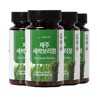 제주새싹보리정 국내산 100정 HACCP 인증제품, 4개