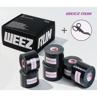 위즈런 스포츠테이프 5cm x 5m 6개 +가위 1개 SET, 1세트