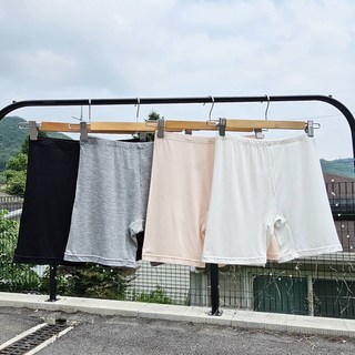 2장세트 L~4XL 빅사이즈 비스코스 3부속바지 팬티 말림방지 여성 사각팬티 여성드로즈팬티