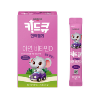 (일동제약) 키드큐 아이성장 면역젤리 2개월분 3O개, 30개, 15g