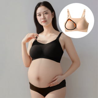 나쥬랑 심리스 수유 브래지어