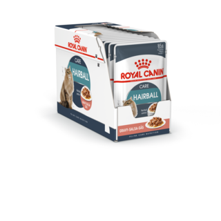 로얄캐닌 캣 헤어볼 케어 파우치 85g, 단품, 12개