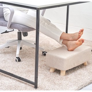 엘문도 사무실 책상 발받침대 스툴의자 발의자 책상발받침대 50cm(가로) x 16cm(높이), 베이지