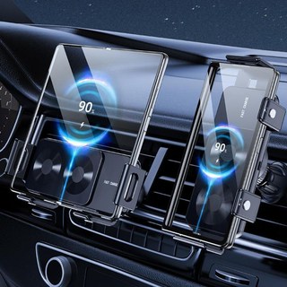 비잽 20W 듀얼코일 차량용 고속 무선충전 거치대