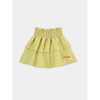 보보쇼즈 25SS 아동 스커트 Vichy ruffle skirt B125AC068