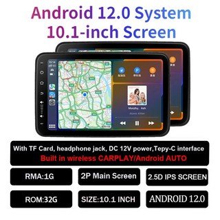 차량용 헤드 모니터 IPS TV 디스플레이 와이파이 미러링 HDMI BT 차량 뒷좌석 화면 비디오 플레이어 안드로이드 12 10 1 인치 11 6 인치