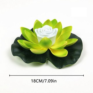 태양 물 분수 펌프 야외 1.5W 7V 전지 패널 키트 200L/H 유량 워터 9 노즐 6 모드, 07 LED Lotus C