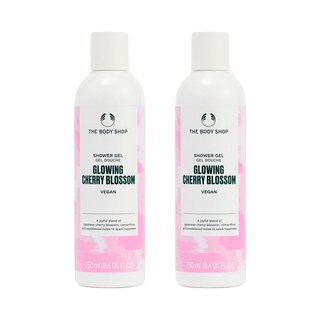 The Body Shop 더바디샵 글로잉 체리블라섬 샤워젤 250ml 2개